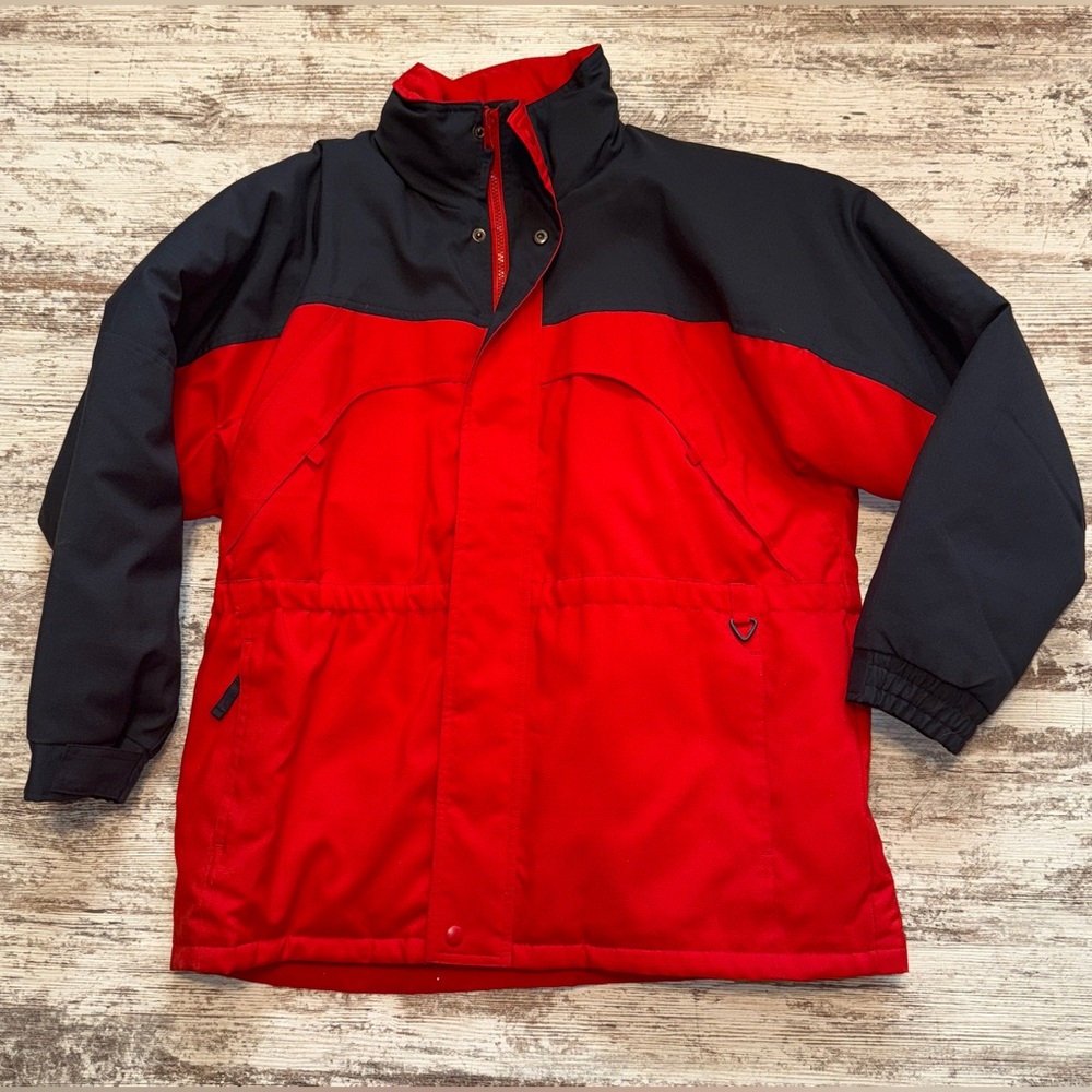 Kids Red and Black‎ Puffer Jacket